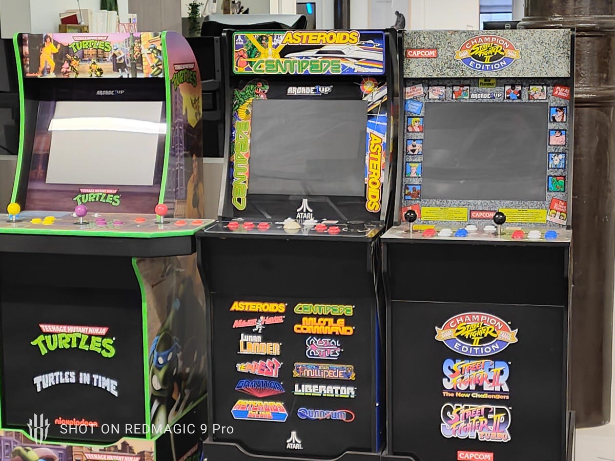 Arcade1Up cabinets taken on RedMagic 9 Pro