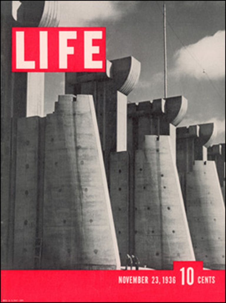 The first cover of Life magazine, November 23, 1936.