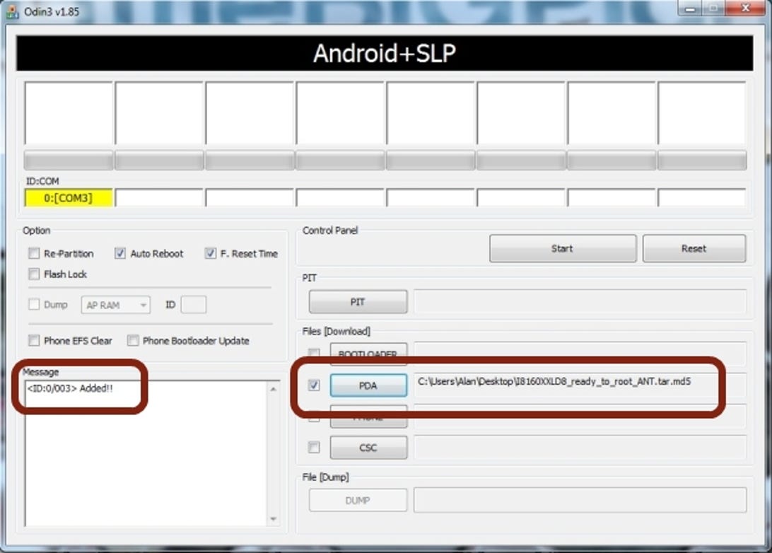 How to root the Samsung Galaxy Ace 2 Odin Added