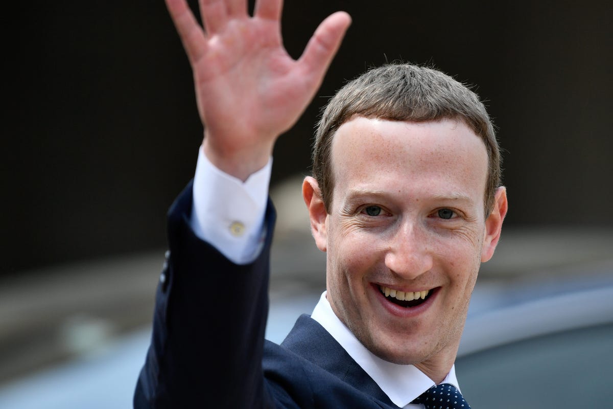 Mark Zuckerberg At 'Tech For Good' at the Elysée Palace