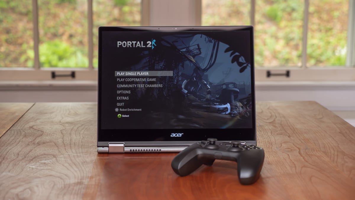 Steam running on an Acer Spin 713