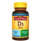 Bottle of Nature Made vitamin D3 supplement