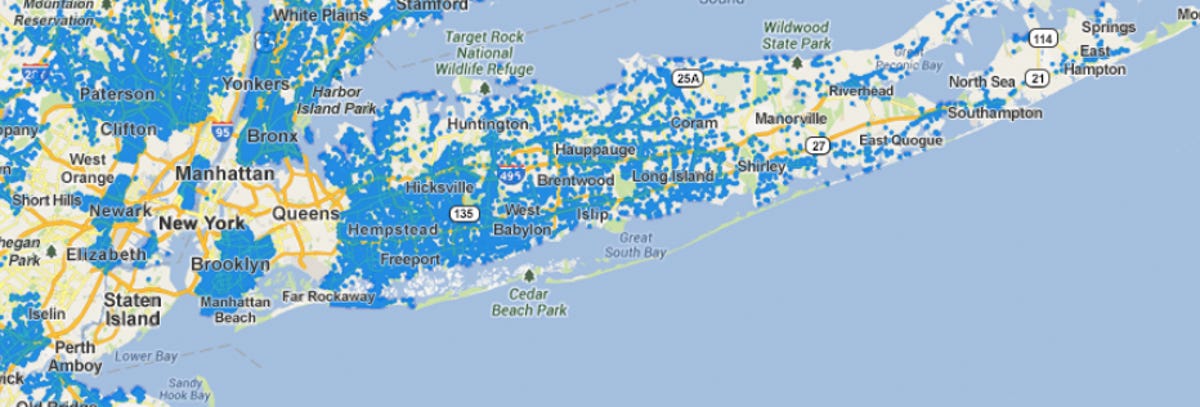 The Optimum Wi-Fi hotspot map.