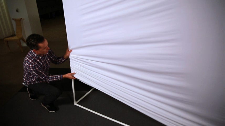 Make a giant projection screen