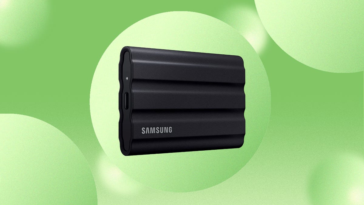 You Can Pick Up Samsung’s Rugged and Portable T7 Shield SSD for 50% Off