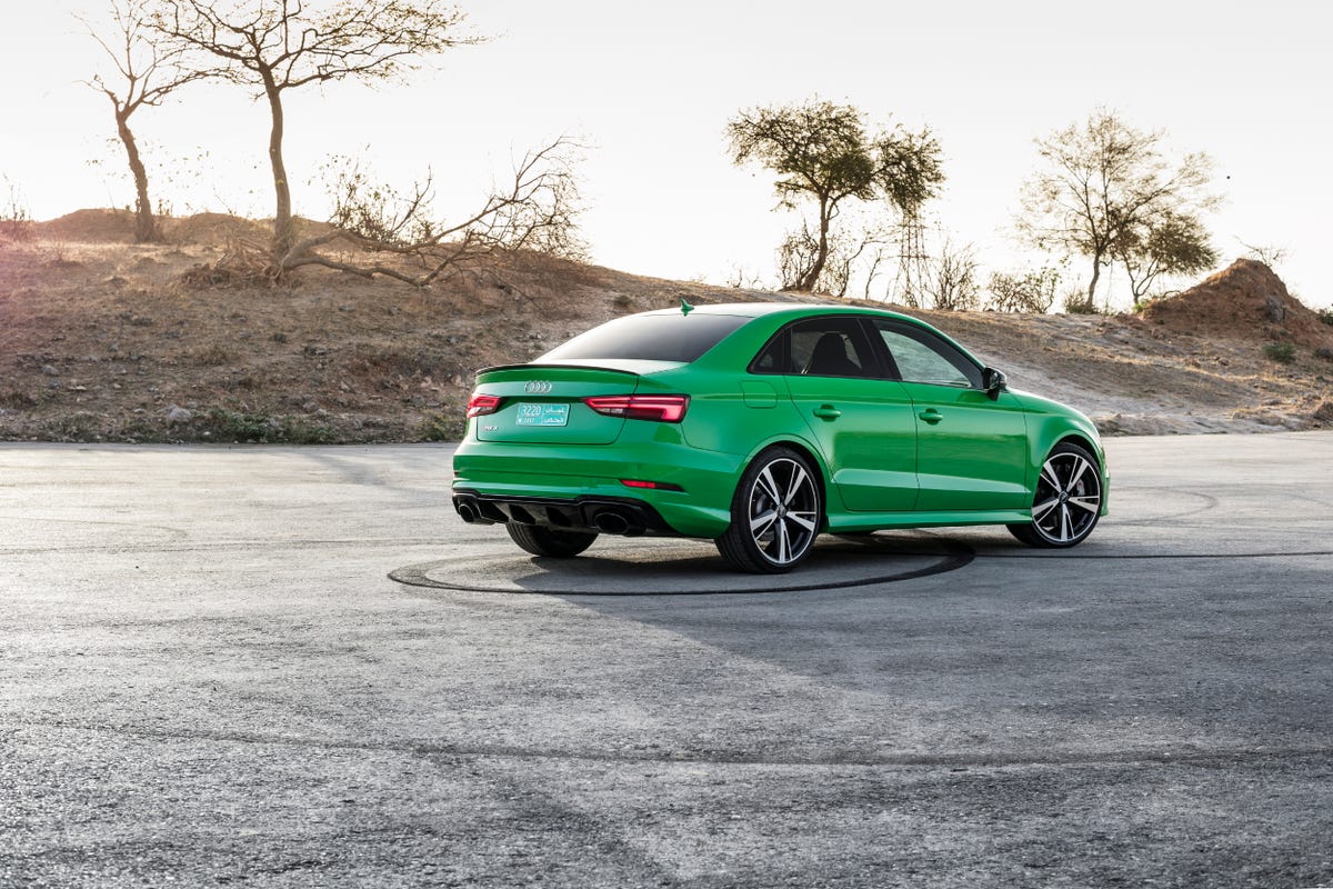 2018 Audi RS3 in Viper Green