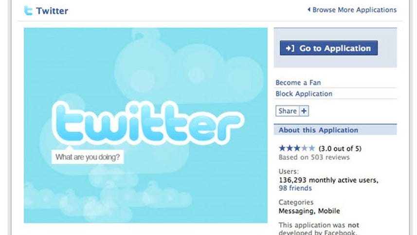 Combine your Facebook and Twitter status updates