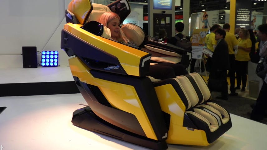 This Lamborghini massage chair will 'airbag massage' your worries away
