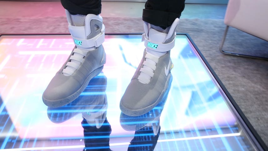 First Look: 2016 Nike Mag with Power Laces on feet!