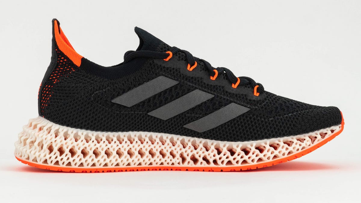 Adidas running shoes with 3D printed midsoles push your feet forward - CNET