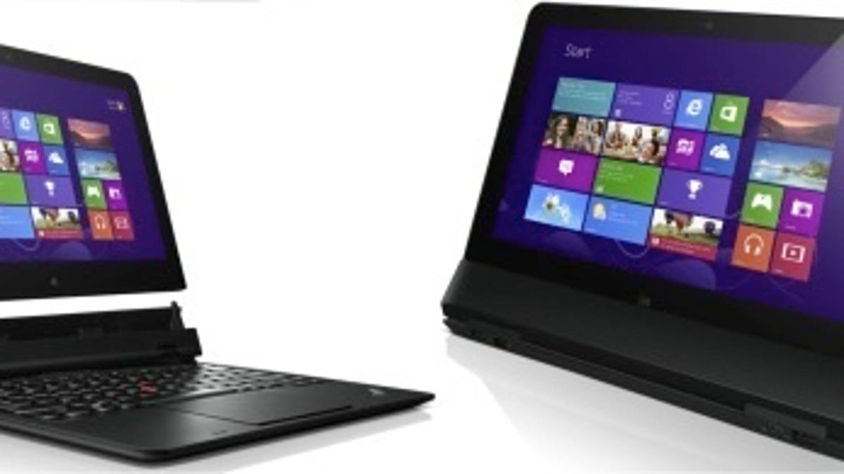 Lenovo's Helix laptop/tablet.