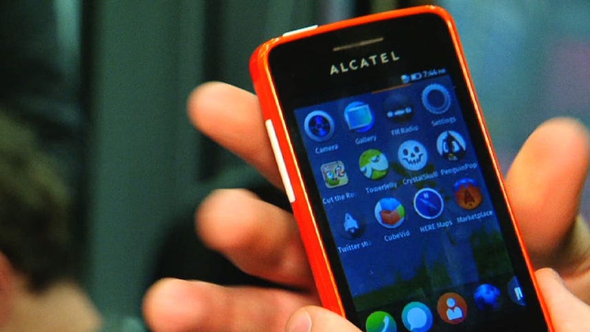 Alcatel's Firefox OS phone