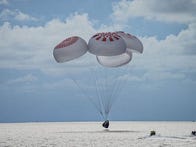 <p>The SpaceX Inspiration4 mission comes to a close with a splashdown off the Florida coast on Sept. 19. The mission saw four civilian astronauts orbit the Earth nearly 50 times.</p>