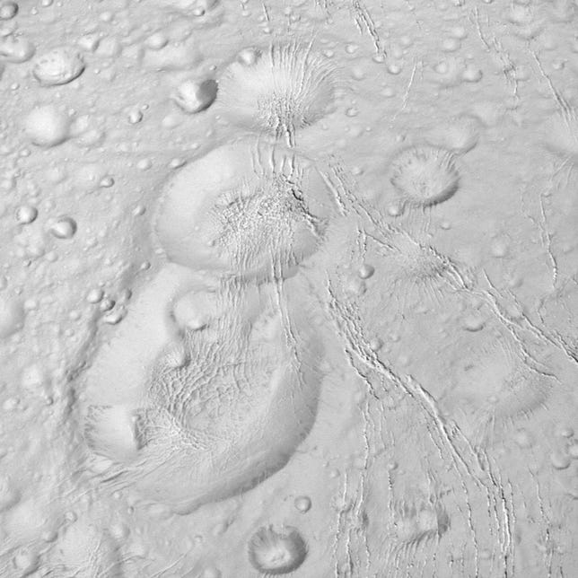 Enceladus north pole