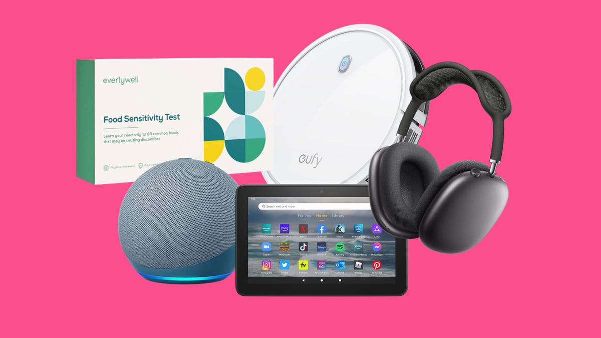 Variety of products including a tablet, headphones and robot vacuum that could be on sale for Amazon's Prime Day sale 