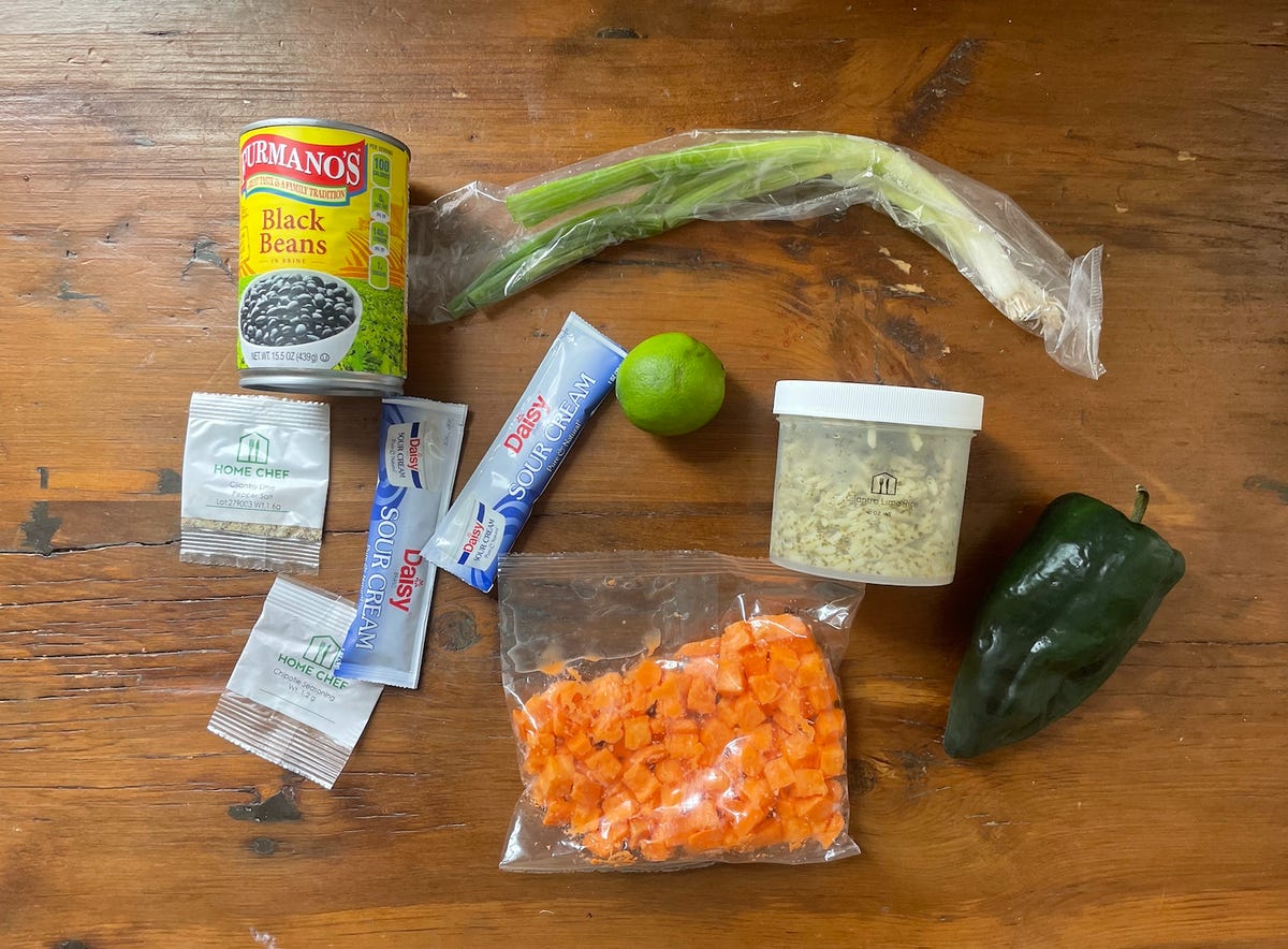 ingredients on table