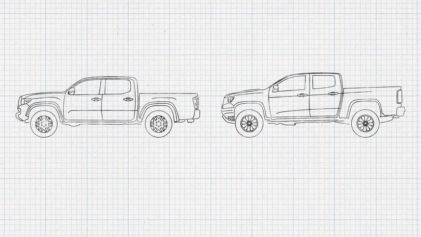 2020 Chevrolet ZR2 vs. Toyota Tacoma TRD: Midsize truck dirt battle