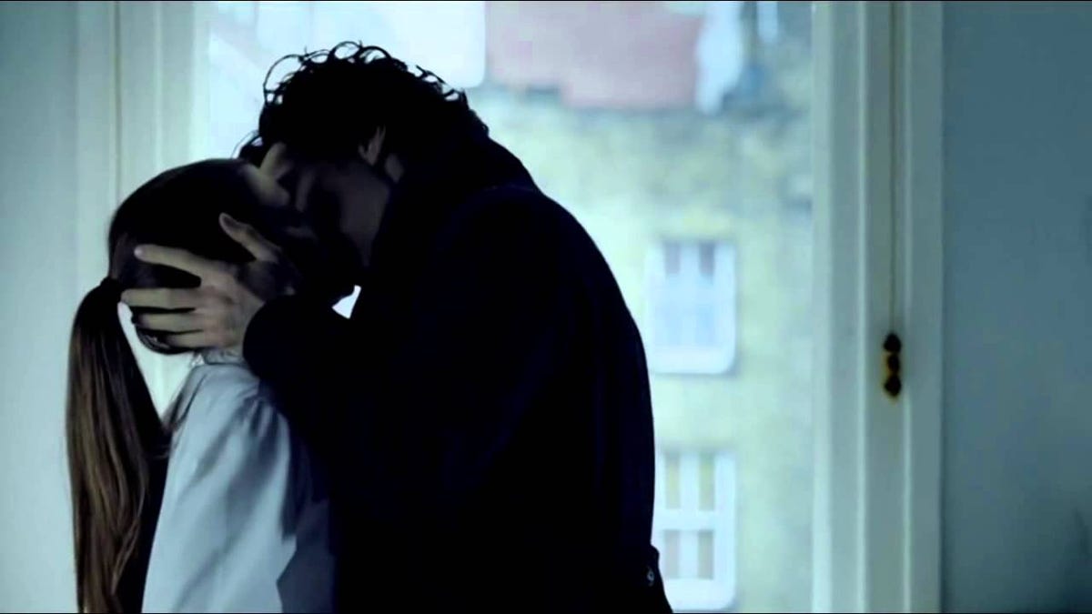 One of the many theories on how Sherlock faked his death involved this squee-worthy kiss between Holmes and the girl who mattered, Molly Hooper.