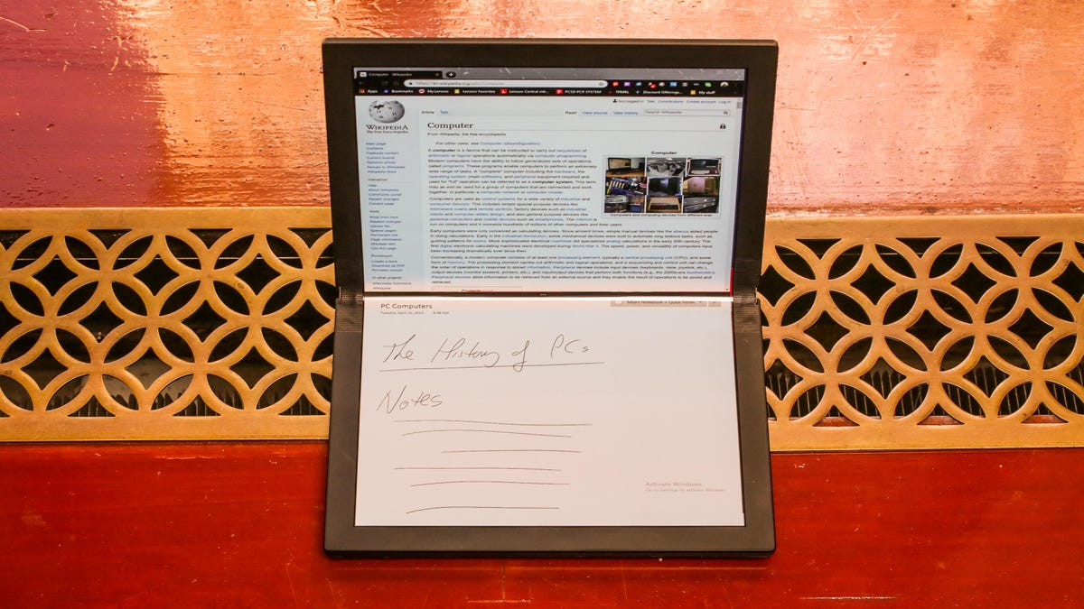 -Lenovo ThinkPad X1 folding prototype
