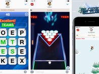 <p>Games available on the iMessage app include Word Streak With Friends, Cups and Slope Slider.</p>