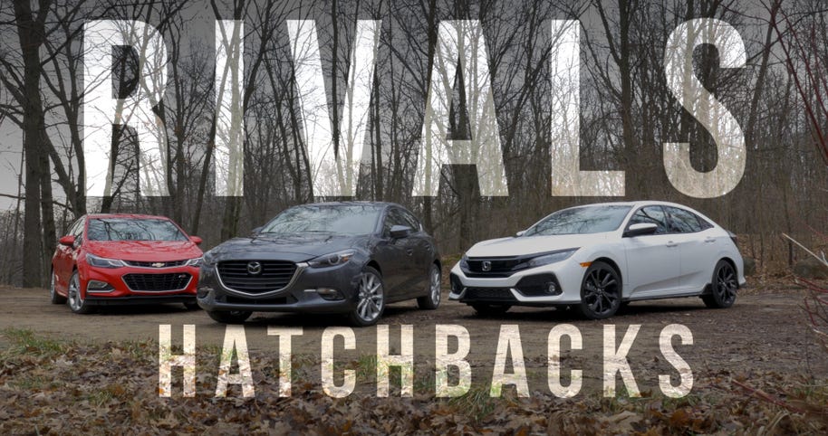 Rivals: Honda, Chevrolet and Mazda vie for affordable hatchback supremacy
