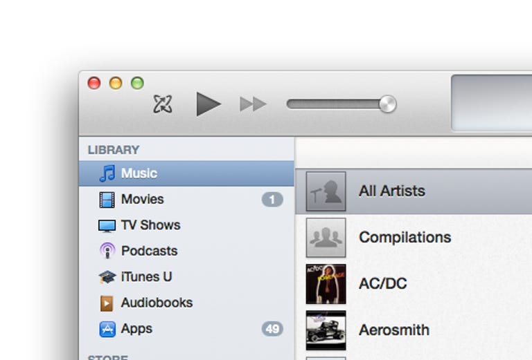 Genius playlist button in iTunes