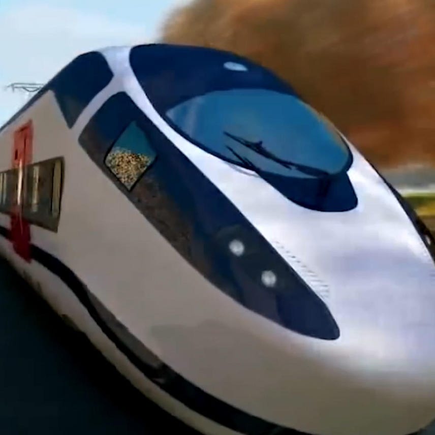 New Chinese bullet train has interchangeable cars