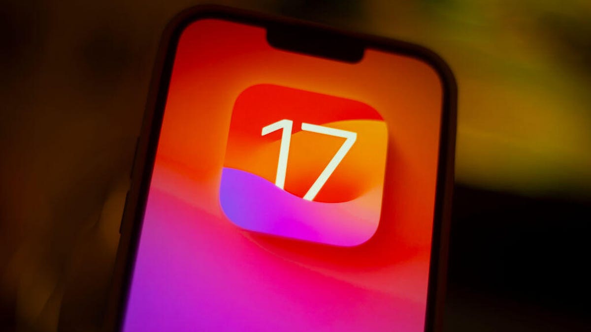 The number 17 on a smartphone screen