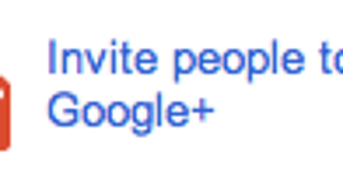 The once-rare Google invitation button
