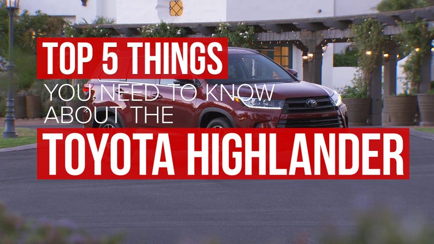 5 things you need to know about the 2017 Toyota Highlander