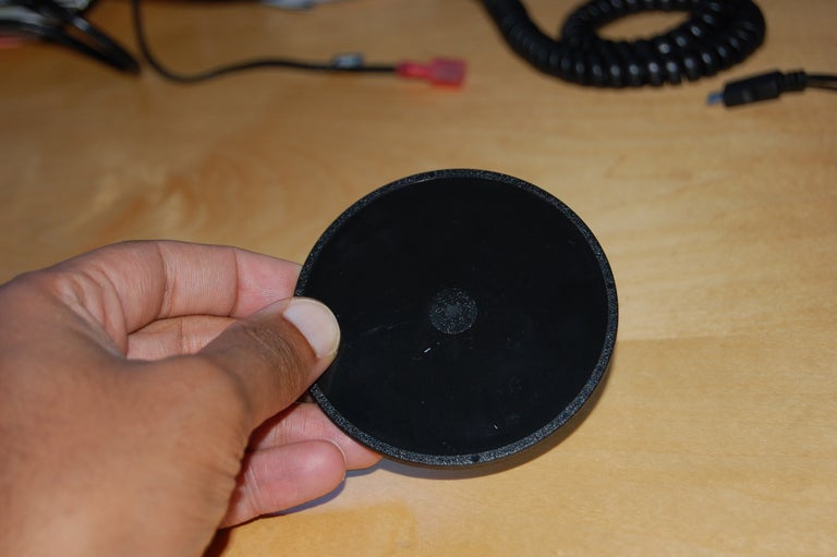 Dashboard adhesive disk