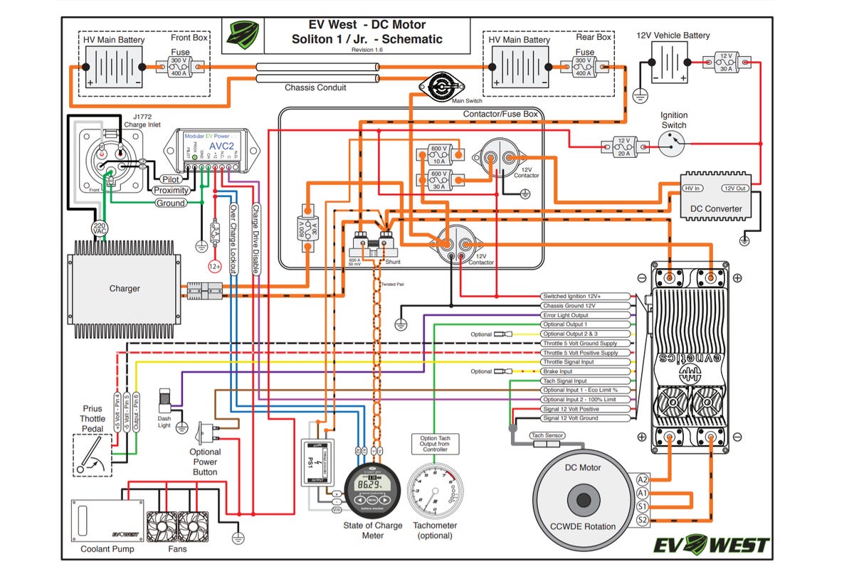EV West wiring diagram