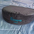 Hiccapop Pregnancy Pillow Wedge on bed