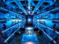 <p>The preamplifier support structure at the&nbsp;  Lawrence Livermore National Laboratory's National Ignition Facility.</p>