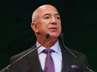 <p>Jeff Bezos addresses world leaders at COP26 in Glasgow.</p>