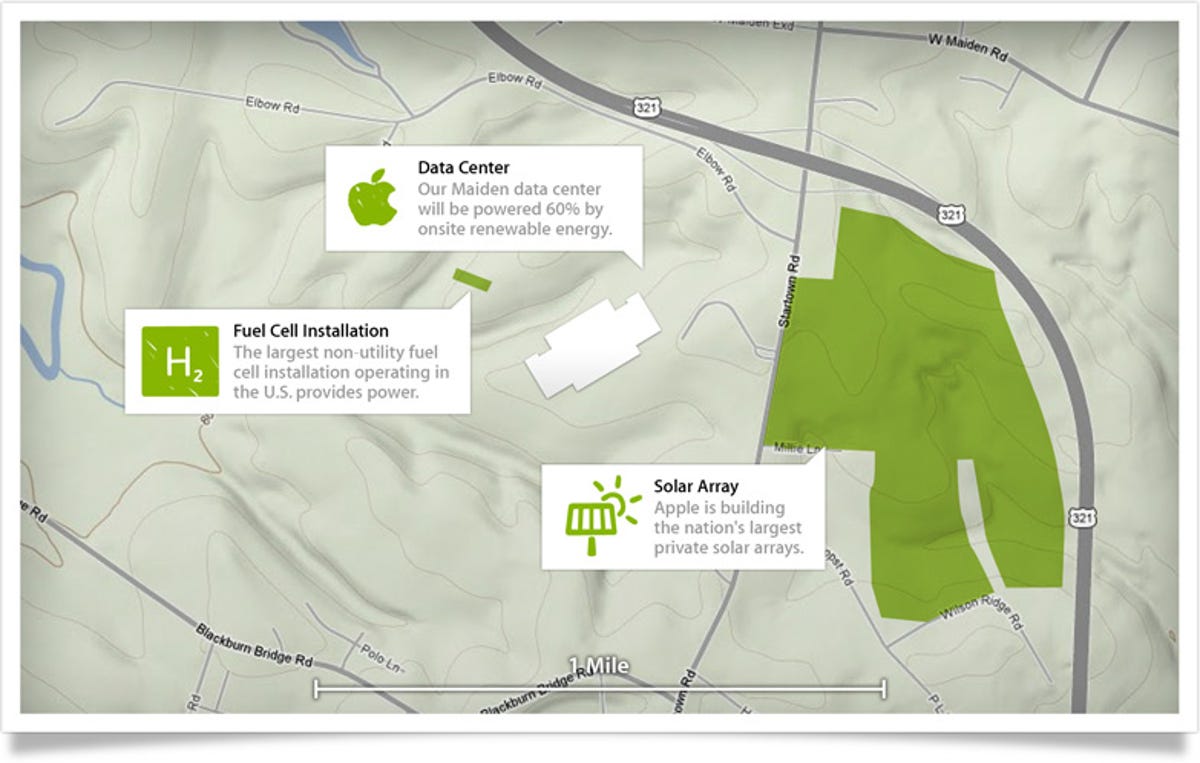 Apple's updated data center layout