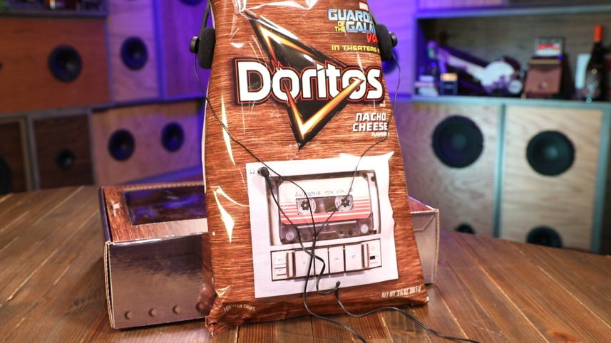 This Doritos bag plays 'Guardians of the Galaxy Vol. 2' soundtrack