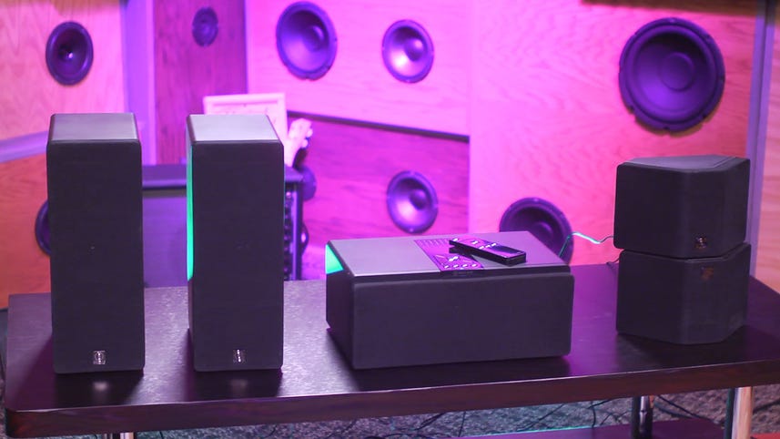 Enclave Audio 5.1 speakers sound decent, not truly wireless