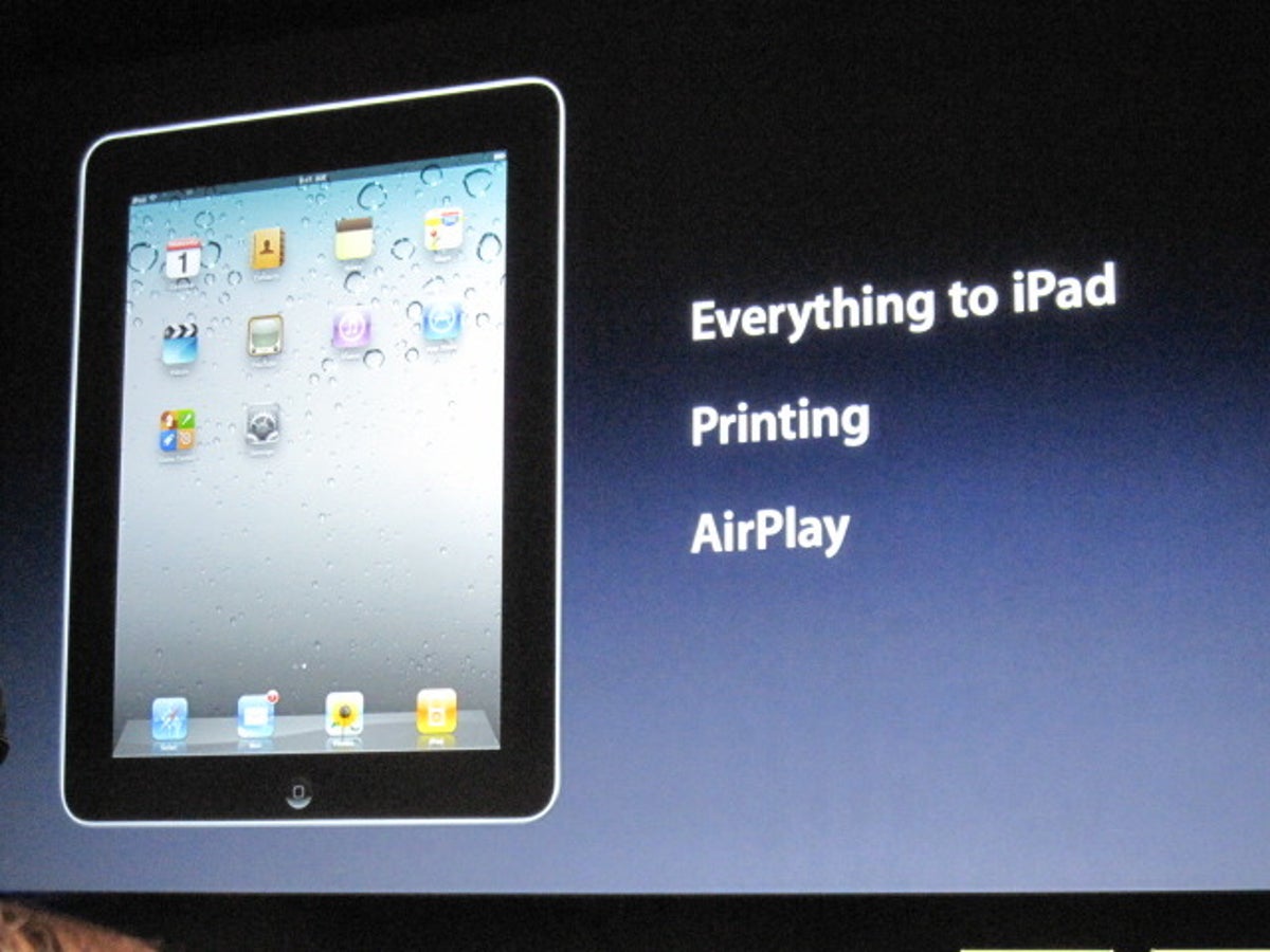 New iPad features