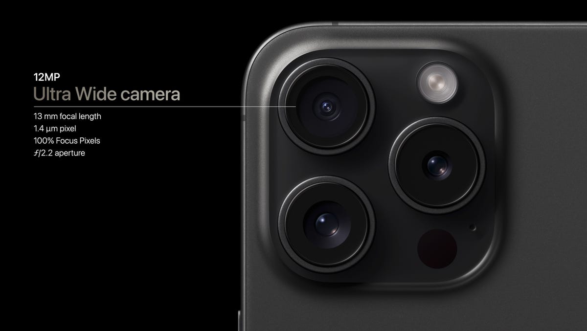 camera lens on iphone 15 pro models