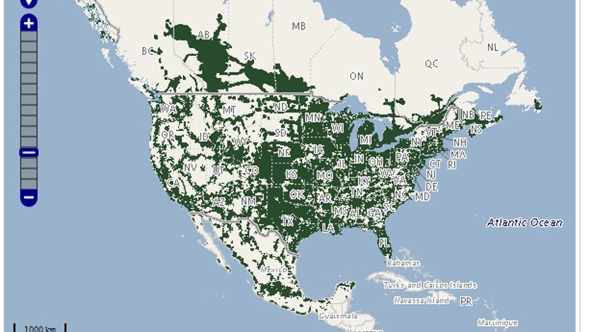 T-Mobile coverage in North America