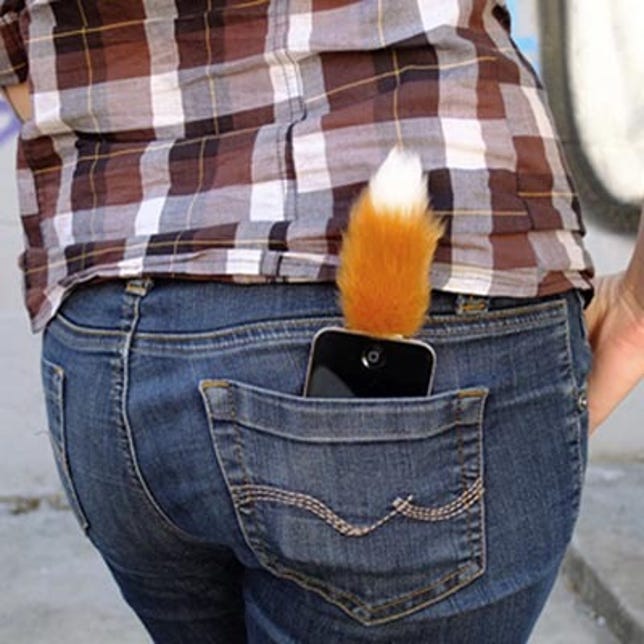 iPhone with tail