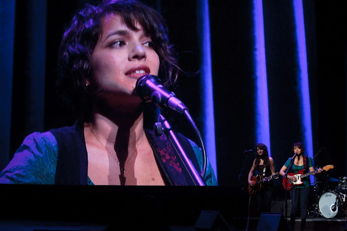 Norah Jones closed the event by performing two songs
