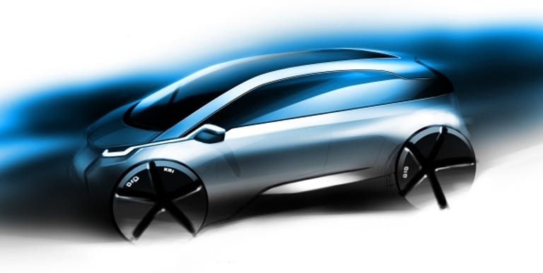 This sketch is the clearest look we've had at BMW's Megacity electric vehicle.