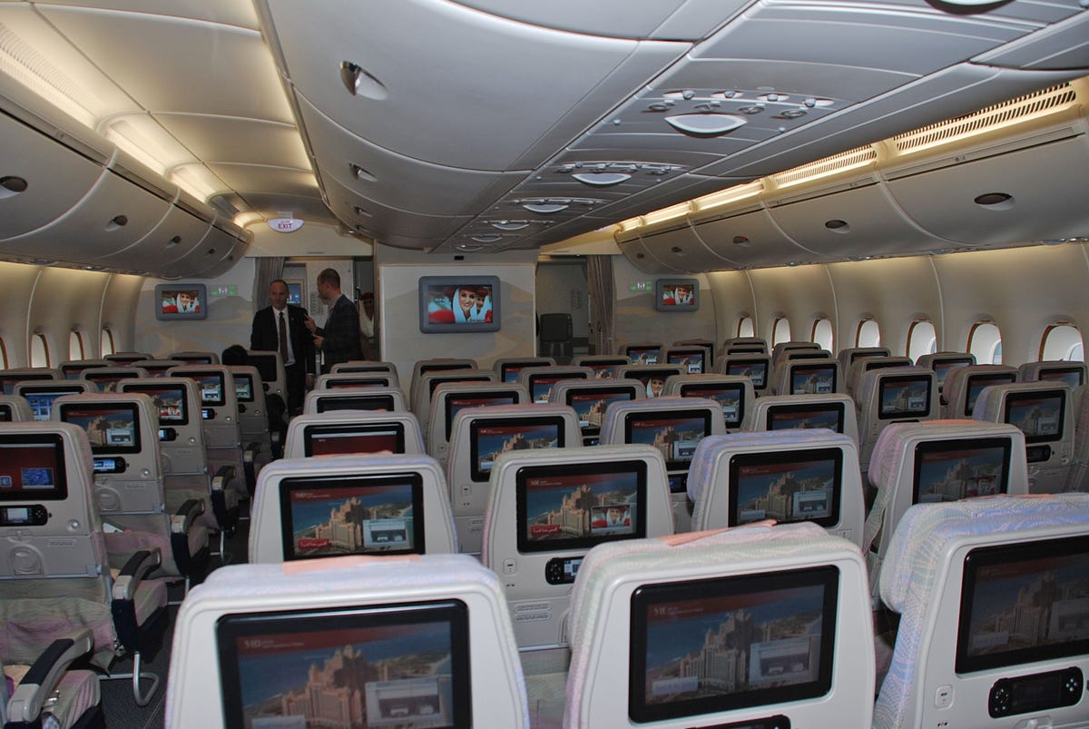 Inside An Emirates A380 Pictures Cnet