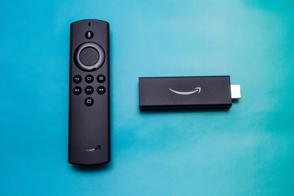 Amazon Fire TV Stick and remote