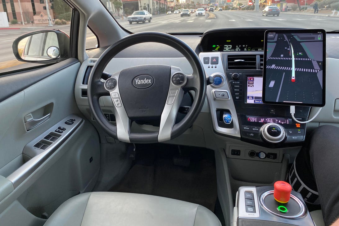 Yandex self-driving Toyota Prius V