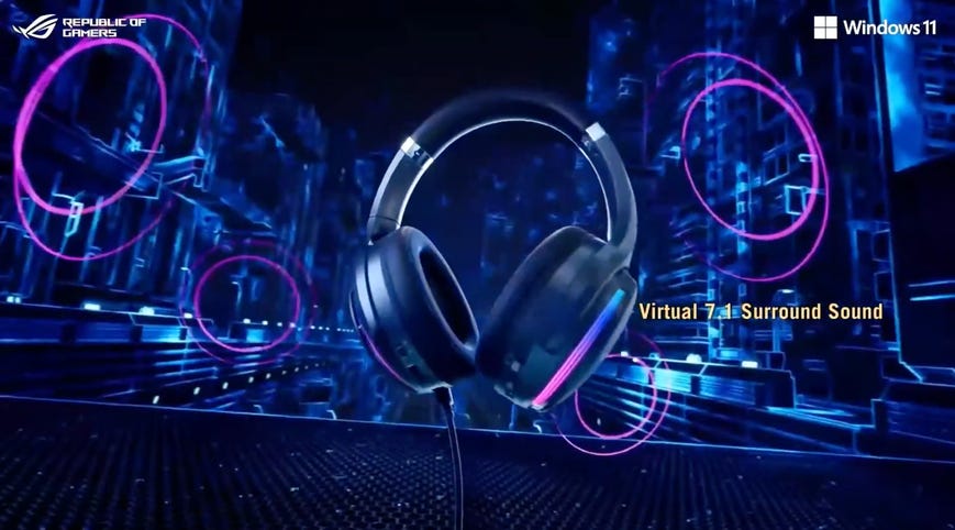 ROG unveils Fusion II 500 gaming headphones