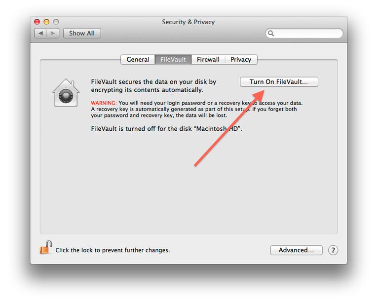FileVault in OS X