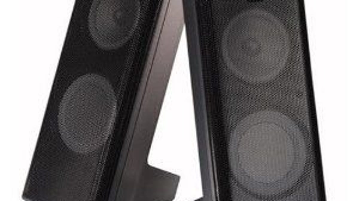 Even a cheap pair of PC speakers can make a huge difference in the quality of your TV audio.